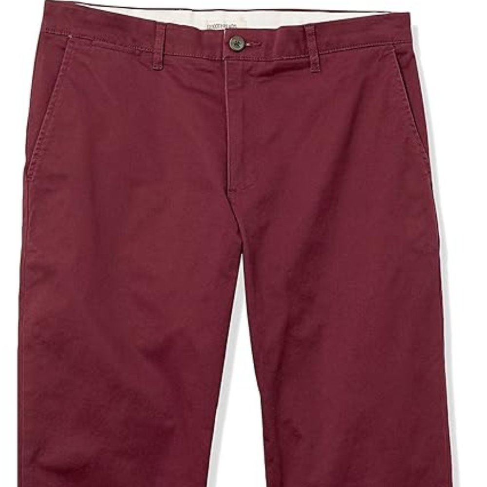 Goodthreads/Amazon Essentials, Men's 28x28, Burgundy